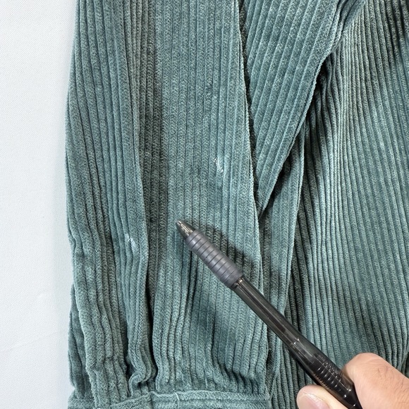 ROAMANS Green Shacket Corduroy Jacket Button Up Shirt 16W - Picture 11 of 12